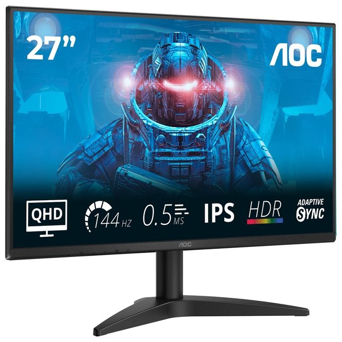 Aoc B3 Q27B36X Monitor PC 27" Quad HD IPS 144 Hz (Nero)