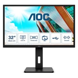 Monitor 31.5" LED IPS Q32P2 2560x1440 2K Ultra HD Tempo di risposta 4 ms