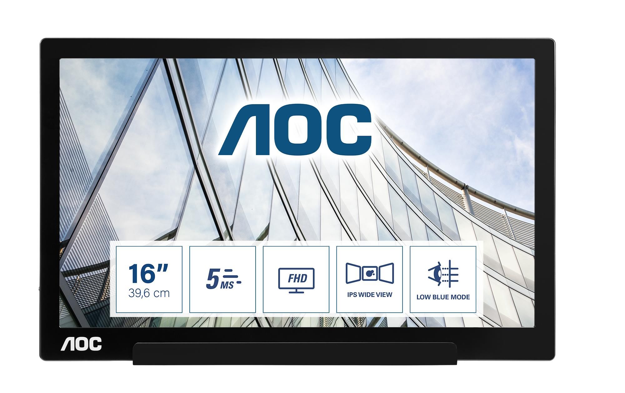 AOC Monitor Portatile 15.6