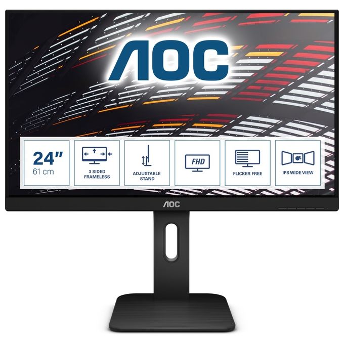 AOC Monitor 24'' LED IPS X24P1 1920 x 1200 WUXGA Tempo di Risposta 4 ms