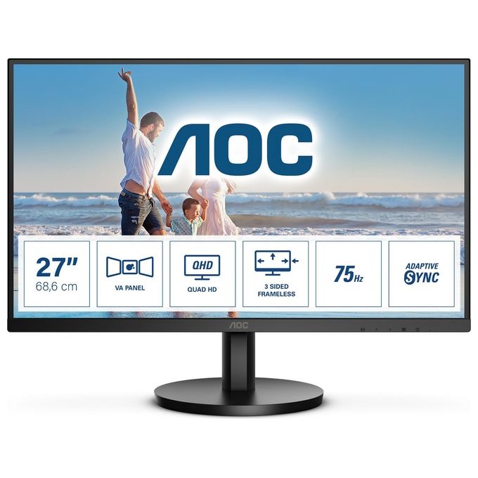 AOC Q27B3MA Led Display 27'' 2560x1440 Pixel Quad HD Nero