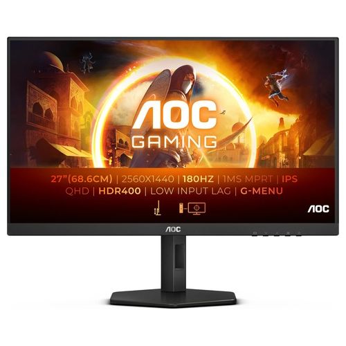 AOC Q27G4X LED Display 27" 2560x1440 Pixel Quad HD LCD Nero/Rosso