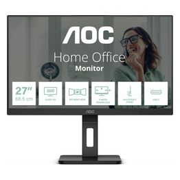 AOC Q27P3CV Monitor Pc 27" 2560x1440 Pixel Quad Hd Led Nero