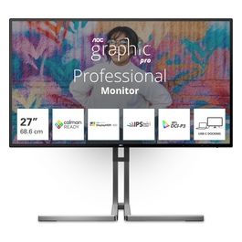 U27U3CV Monitor PC 27" 3840x2160 Pixel 4K Ultra HD LCD Nero