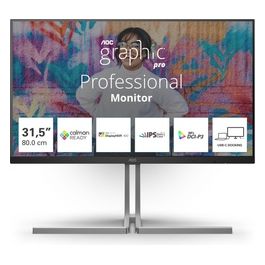 U32U3CV Monitor PC 31.5" 3840x2160 Pixel 4K Ultra HD LCD Nero