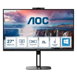 Monitor da 27''  V5 Q27V5CW  QHD, Webcam, Speaker, Regolabile in Altezza (2560 x 1440, 75 Hz, HDMI, DisplayPort, USB-C, USB Hub) Nero