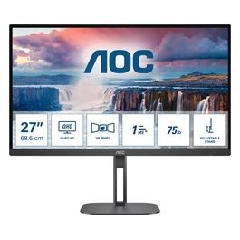 V5 Q27V5N Monitor Pc 27" 2560x1440 Pixel Quad HD Led Nero