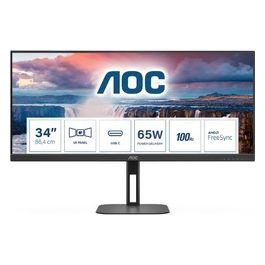 V5 U34V5C/BK Monitor Pc 34" 3440x1440 Pixel UltraWide Quad Hd LCD Nero