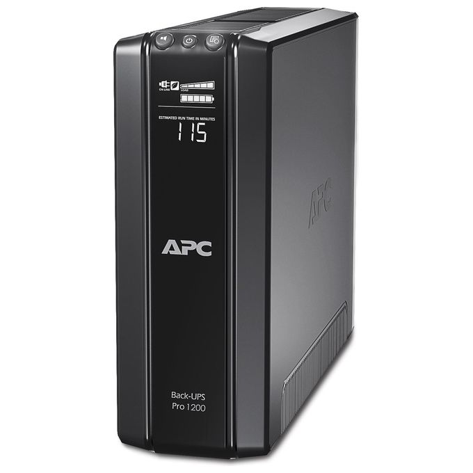 APC Power-Saving Back-UPS PRO - BR1200G-GR - Gruppo di Continuità (UPS) 1200VA, (AVR, 6 Uscite Schuko, USB, Shutdown Software, Risparmio Energetico)