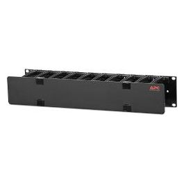 APC Horizontal Cable Manager Single-Sided with Cover Kit Gestione Cavo Rack Nero 2U 19" per Smart-UPS X 3000VA Short Depth Tower/Rack LCD