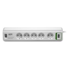 PM5T-GR Surge Arrest Essential Presa Filtrata 5 Uscite Schuko Protezione Linea Telefonica