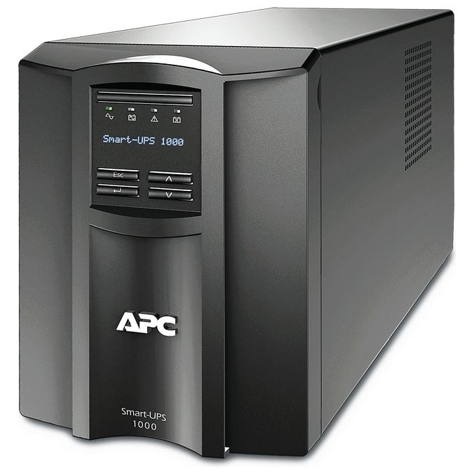 Apc Smart-Ups SMT1000IC 220/230/240V c.a. V 700W 1000 VA RS-232 Usb Connettori di Uscita 8 Nero con APC SmartConnect