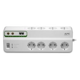 SurgeArrest Performance Protezione Picchi 230 V c.a. V 2300 Watt Connettori di Uscita 8 3mt Cavo Germania Bianco
