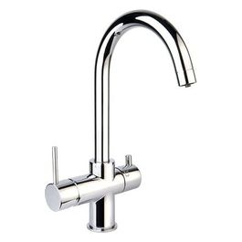 APG3910CR Miscelatore Doppio Comando per acqua purificata a Bocca Girevole Cromo