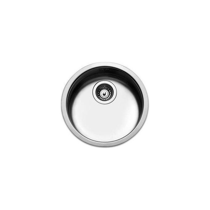 Apell Lavello Inox Spazzolato Sottotop 1 Vasca Tonda Ser