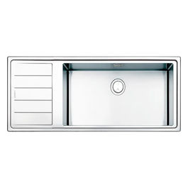 LNPG1161ILBC V/DX Lavello 1 Vasca con Gocciolatoio Acciaio Inox Spazzolato Anti Macchia GOCCIOLATOIO SINISTRA