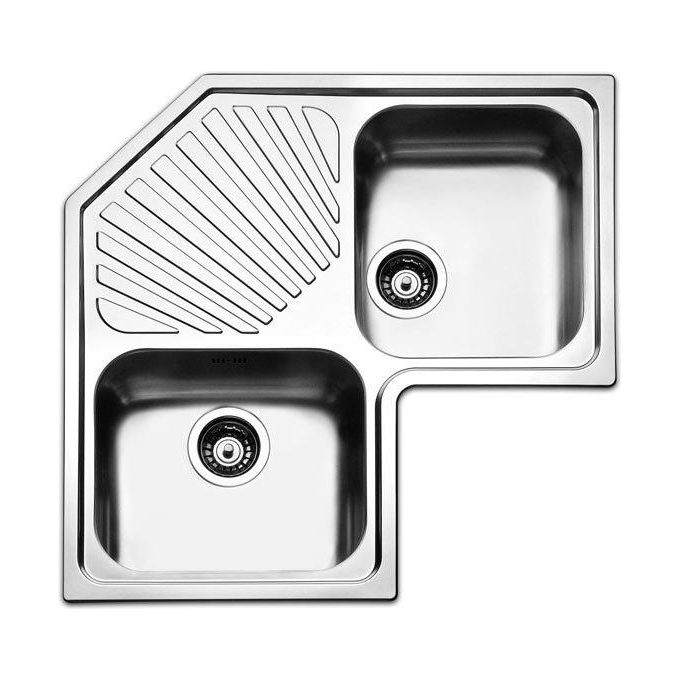 Apell ROAN2IBC Serie Roma Lavello Acciaio Inox da Incasso ad Angolo...