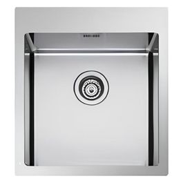 SZ39FBC Lavello Cucina 1 Vasca in Acciaio Incasso Larghezza 40 cm colore Acciaio