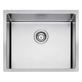 SZ54FSFR Lavello Cucina 1 Vasca in Acciaio Incasso Larghezza 54 cm colore Acciaio