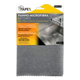 15096 Panno Acciaio Microfibra 35x30cm