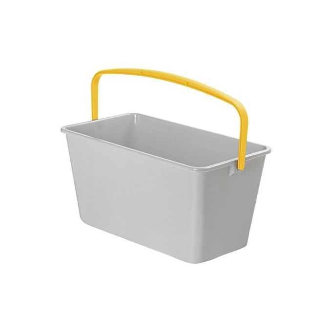 Image of Apex Secchio Squizzo L 15 (GRIGIO CON MANICO GIALLO)