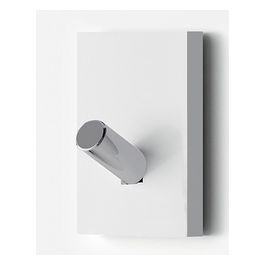 Gancio Appendiabiti Rainbow Bianco/Bianco Resina 6,5x4,3x3,2 Cm