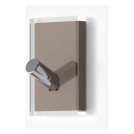 Gancio Appendiabiti Rainbow Tortora Resina 6,5x4,3x3,2 Cm