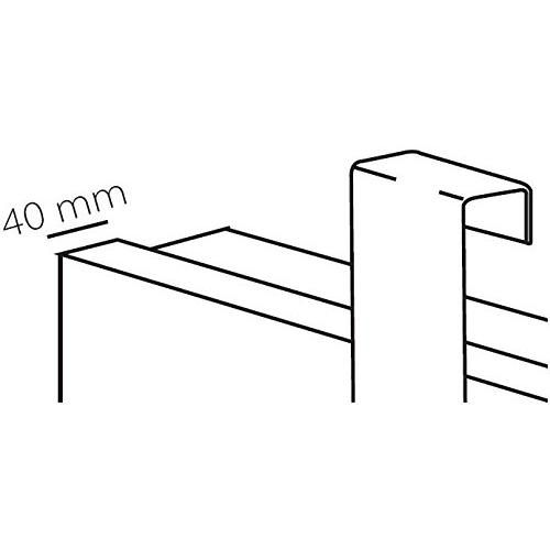 Gedy Gancio Appendiabiti Hot Cromato Metallo 10,8x6,3x4,5 Cm