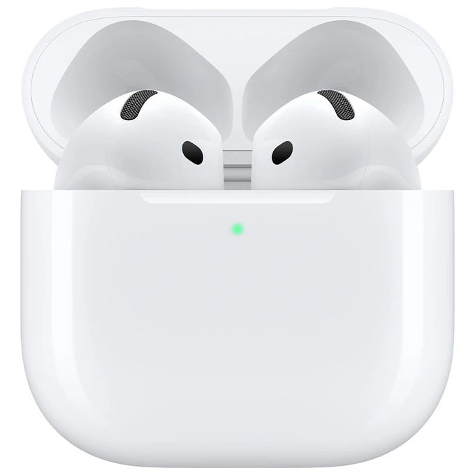 Apple MXP63ZM-A AirPods 4 Auricolari In-ear Bluetooth 5.3 Chip H2 Audio Spaziale IP54 USB-C autonomia 30h colore Bianco
