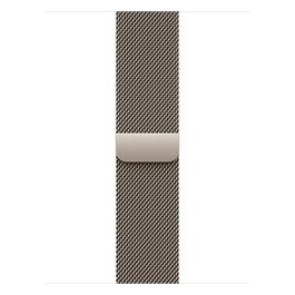 Cinturino Loop in Maglia Milanese Naturale 40mm