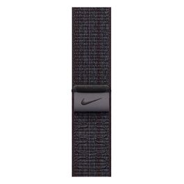 Apple Cinturino Nike Sport Loop Nero/Blu 45mm