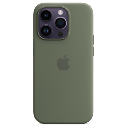 Apple Cover per iPhone 14 Pro in Silicone con MagSafe Olive