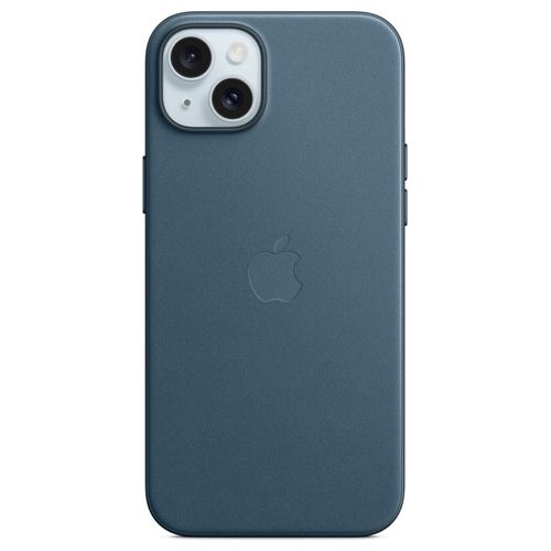 Apple Cover MagSafe Microtwill Blu Pacifico per iPhone 15 Plus