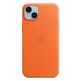 Apple Cover con MagSafe in Pelle Arancione per iPhone 14 Plus