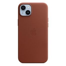 Apple Cover con MagSafe in Pelle Terra d'Ombra per iPhone 14 Plus
