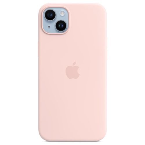 Apple Cover con MagSafe in Silicone Rosa Gesso per iPhone 14 Plus