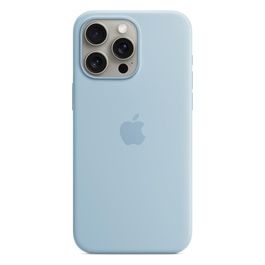 Apple Cover MagSafe in Silicone per iPhone 15 Pro Max Blu Chiaro