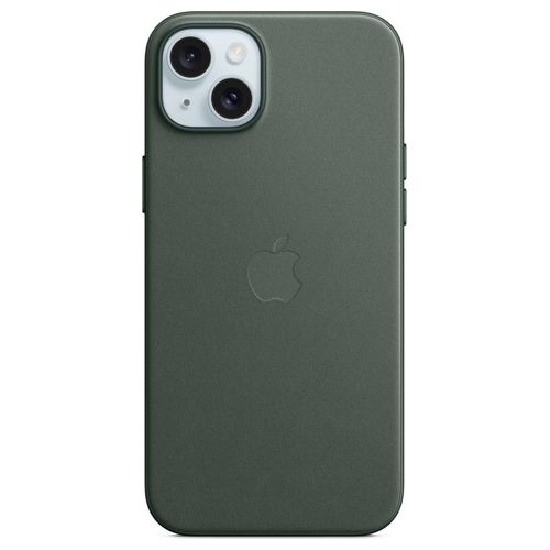 Apple Cover MagSafe in Tessuto FineWoven Evergreen per iPhone 15 Plus
