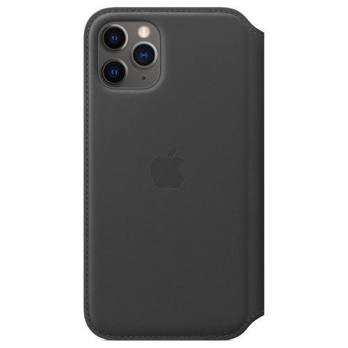 Apple Custodia Folio in Pelle per iPhone 11 Pro Nero