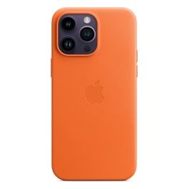 Apple Custodia MagSafe in Pelle per iPhone 14 Pro Max Orange