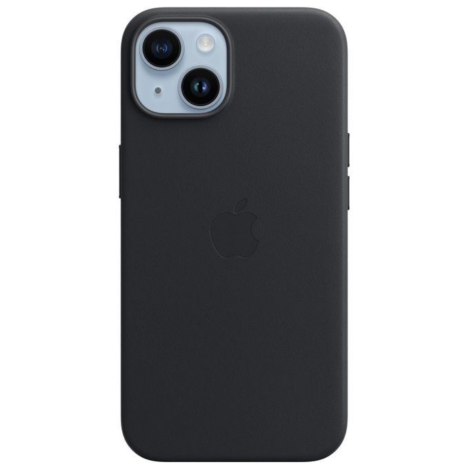 Apple Custodia MagSafe in pelle per iPhone 14 Midnight