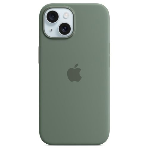 Apple Custodia MagSafe in Silicone per iPhone 15 Cipresso ​​​​​​​