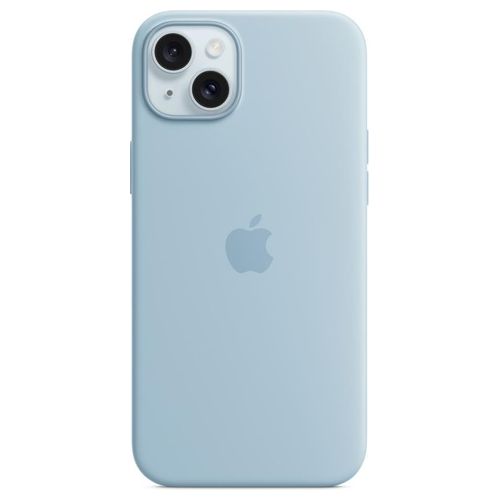 Apple Custodia MagSafe in Silicone per iPhone 15 Plus Blu Chiaro ​​​​​​​