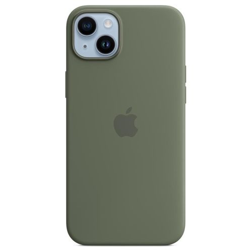 Apple Custodia MagSafe in Silicone per iPhone 14 Plus Oliva ​​​​​​​