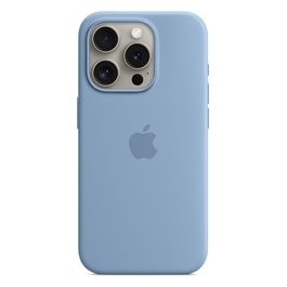 Apple Custodia MagSafe in Silicone per iPhone 15 Pro Blu Inverno ​​​​​​​