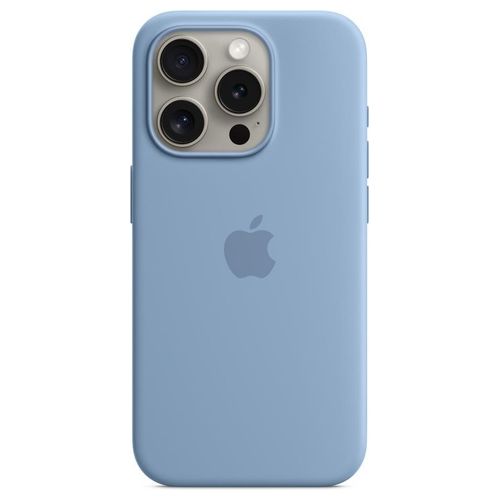 Apple Custodia MagSafe in Silicone per iPhone 15 Pro Blu Inverno ​​​​​​​