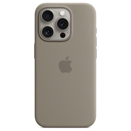 Apple Custodia MagSafe in Silicone per iPhone 15 Pro Grigio Creta ​​​​​​​