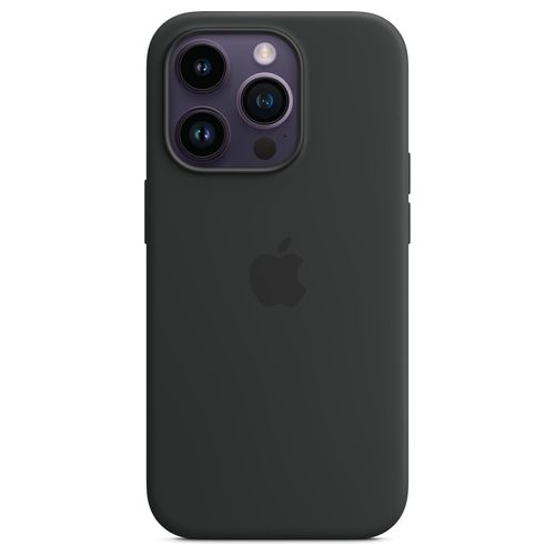 Apple Custodia MagSafe in Silicone per iPhone 14 Pro Midnight