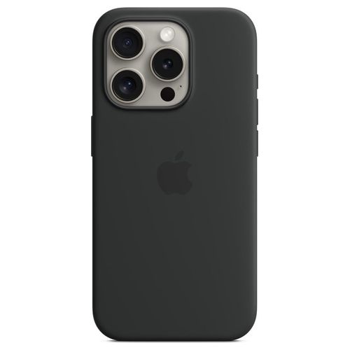 Apple Custodia MagSafe in Silicone per iPhone 15 Pro Nero ​​​​​​​