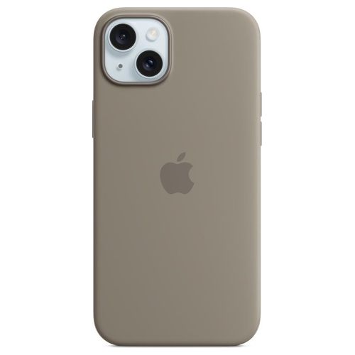 Apple Custodia MagSafe in Silicone per iPhone 15 Plus Grigio Creta ​​​​​​​